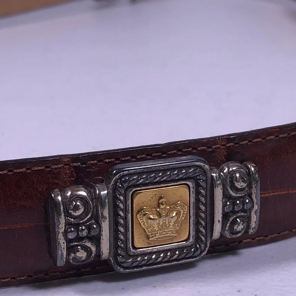 VINTAGE 1996 Brighton Museum Leather Belt - Picture 9 of 11